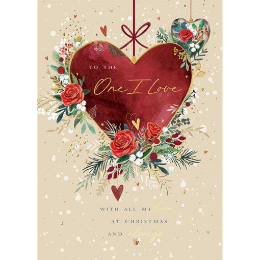 Picture of TO THE ONE I LOVE CHRISTMAS CARD